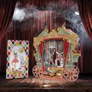 Carte 3D Théâtre de Marionnettes 16x16 Décor en relief avec enveloppe