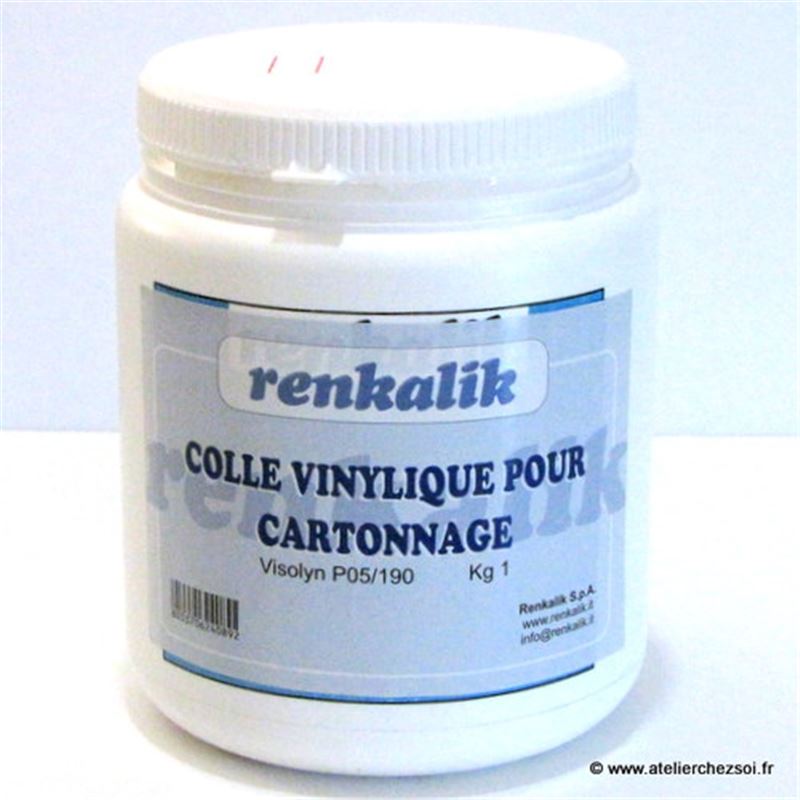 Colle blanche vinylique pour cartonnage Renkalik 1 kg de L'Atelier Chez Soi