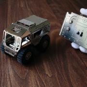 Maquette Métal Voiture Tout-terrain Sherp In 11.5m xx pièces Inox Inertiel Time For Machine