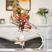 Ugears Maquette Papillon articulé à Construire 3D Mécanique 168 pièces