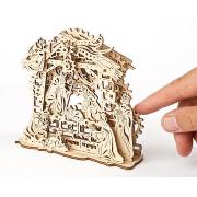 Ugears Maquette Bois Crèche de Noël à Construire 3D Mécanique 59 pièces