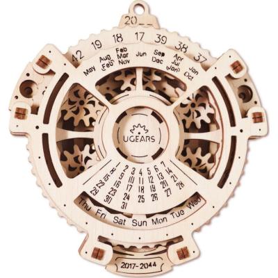 Ugears Maquette Bois Navigateur de Date 10cm Puzzle 3D Mécanique 21 pièces