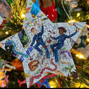 Calendrier de l'Avent 24 Puzzles Christmas Adventure 42 à 60 pièces 24 Déco à suspendre Gibsons