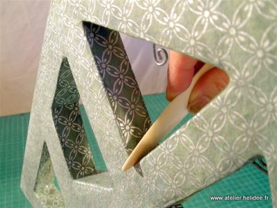 Tutoriel sapin en carton - décoration sapin - plioir