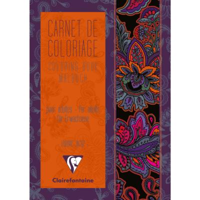 Carnet de coloriage pr adulte 36p 15x21cm Bollywood