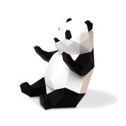 Kit de pliage Prédécoupé Petit Panda assis 15x17x25 Agent Paper