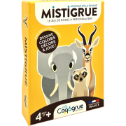 Jeu de Mistigri à personnaliser Mistigrue  Animaux Savane Coq6grue