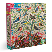 Puzzle 1000 pièces Oiseaux Arbre Songbirds Tree 58.5x58.5cm Eeboo