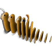 Mini-maquette Eugy Lama 9.2 cm à construire en Carton 3D