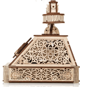 Maquette en bois Téléphone Ancien 232 pièces 21× 22×28cm Telephone Retro Ewa