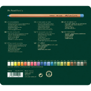 Crayons Pastel Pitt Boite métal 24 couleurs Faber Castell
