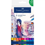 Feutres Aquarellables Double-pointe 18 Couleurs Goldfaber Aqua Dual Marker Faber Castel