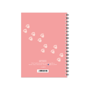 Carnet spirale A6 Chat A vos marques Prêts Osez 11x15cm Ligné Notebook