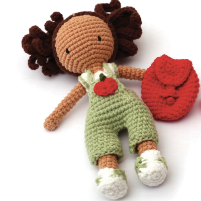 Kit Crochet Poupée Lina H 19cm Collab Ligne Rétro Graine créative