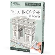 Maquette Arc de Triomphe en Carton Mousse à construire 22 x 16 x 20 cm