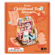 Mini-Kit Maquette Bois Maison miniature Salle de Jeu Lovely Room 7x7x9 cm DS027 Rolife