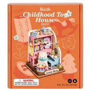 Mini-Kit Maquette Bois Maison miniature Salle de Jeu Lovely Room 7x7x9 cm DS027