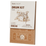 Maquette Bois Musique Batterie 19 cm Puzzle 3D de 246 pièces TG409 Rolife