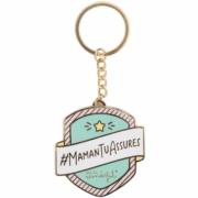 Porte-Clés Métal Maman tu Assures Mr Wonderful