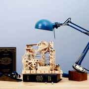 Maquette en bois Circuit à billes 25 cm LG503 260 pièces Rokr