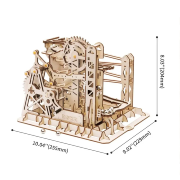 Maquette en bois Circuit à billes 25 cm LG503 260 pièces Rokr