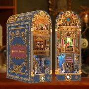Kit Maquette Book Nook Musée Espace -temps 26.3x9.8x19 cm TQ133 Serre-livres Spacetime Museum Miniature 3D
