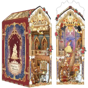 Kit Maquette Book Nook La Belle et la Bête 27x19x11 cm TQ137 Serre-livres 286 pièces Beast and Beauty Miniature 3D  ToneCheer