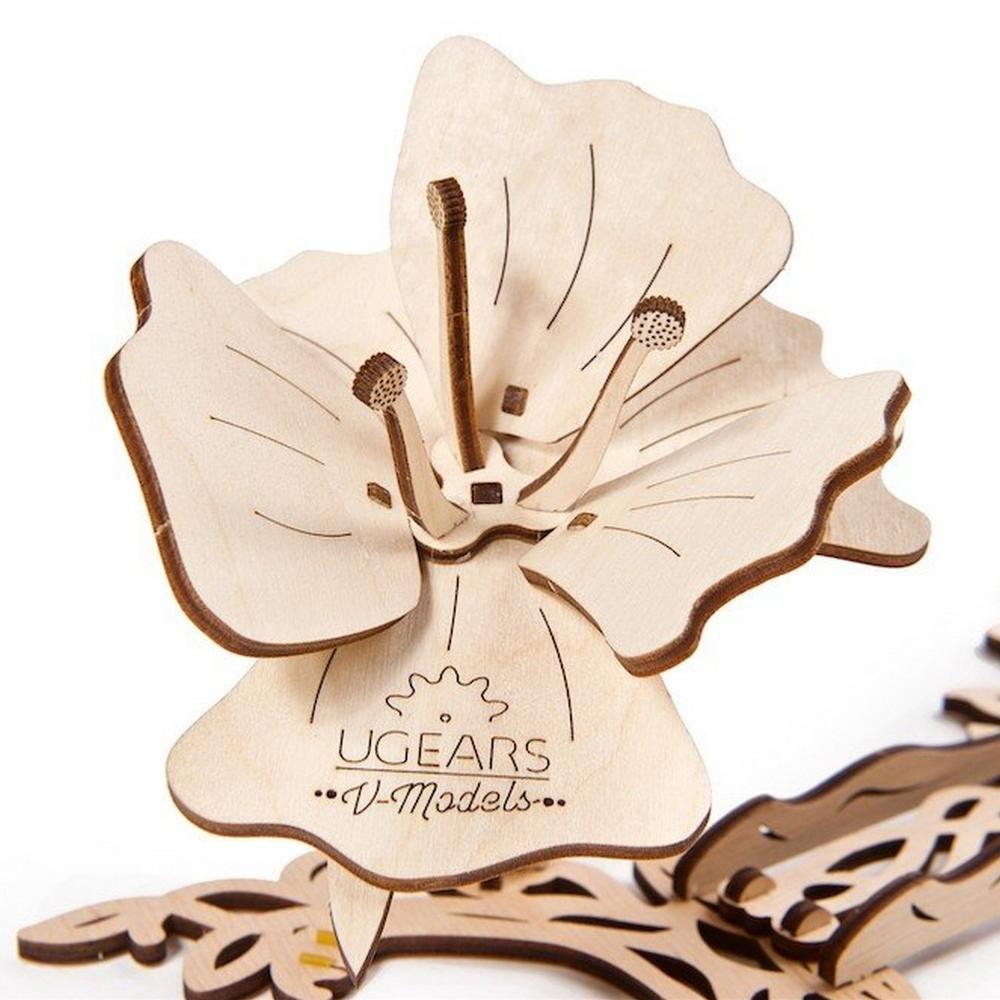ACROPAQ - Puzzles 3D Papillons en Bois - Kit de Maquette Mécanique