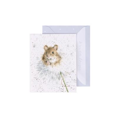 Carte miniature Souris Dandelion 9x7 cm Wrendale