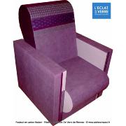 Fauteuil en carton  dcouvrir  Rennes - Dcoration similicuir et papier mauve