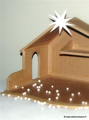 Tutoriel fabrication crèche en carton