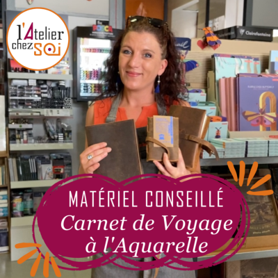 [Vido] Matriel Conseill pour un Carnet de Voyage  lAquarelle