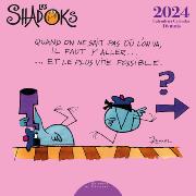 Calendrier mural 2024 Les Shadoks 12 illustrations 16 mois 30X30 cm Ed Desastre