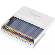 Crayons de couleur Aquarellables Goldfaber Studio Box 38 couleurs Pinceau Faber Castell