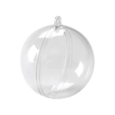 Boule en Plastique Transparent 80 mm Lot de 5 Graine Créative