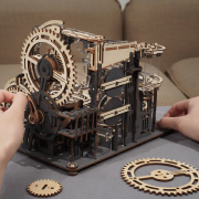 Maquette en bois circuit à billes 32 cm LGA01 294 pièces Marble Night City Rokr