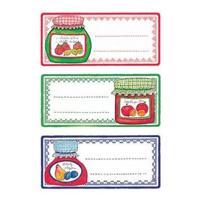 Etiquettes autocollantes Pot de Confiture 76x35mm Lot de 12 Herma