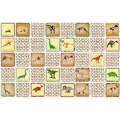 Jeu de Mémory Le Dinosaure et son Squelette 20 paires