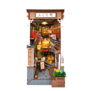 Kit Maquette Book Nook à fabriquer Sakura Wine Alley 19x11x22cm TGB11 Serre-livres Ruelle Japonaise 3D miniature Rolife