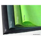 Papier népalais uni couleur Noir Feuille 50x75 cm Lokta Fait-main