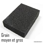 Cale à poncer en mousse grain moyen et gros