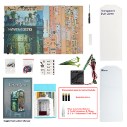 Kit Maquette Book Nook Refuge Zero 26.3x9.8x19 cm TQ132 Serre-livres Haven Zero Miniature 3D