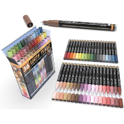 Marqueurs Acrylique Tooli Art 36 Couleurs Terre Pointe 0.7mm extra-fine Set Confetti