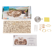 Ugears Maquette Bois Voiture Drift Cobra Racing Puzzle 3D Mécanique 370 pièces