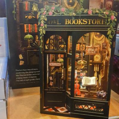 [Book Nook]Dcouvrez l'enchantement d'un univers miniature avec notre Book Nook Owl Bookstore 