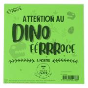Kit de Construction Bébé Dino Féroce Les P'tits Bidules en Bois Agent Paper