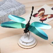 Kit de fabrication 1 Libellule Verte 18 cm Anisoptera Dragonfly Assembli