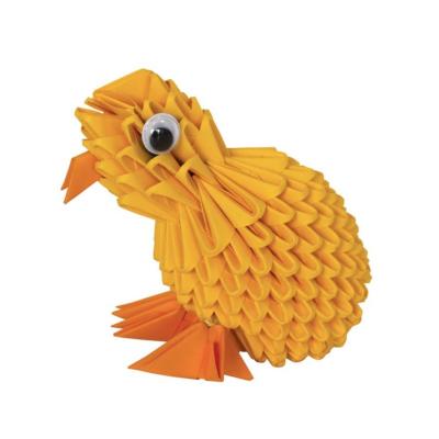 Kit pliage Origami 3D Poussin Taille S 236 pièces Créagami