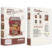 Kit Maquette Boutique Japonaise Eventails Tsukino Eogi Dou 14x14x19 cm CWGC216 Cutebee
