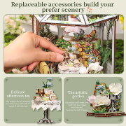 Kit Maquette Kiosque Fleuri Windsor 19x17x21 cm Windsor Flower House Cutebee